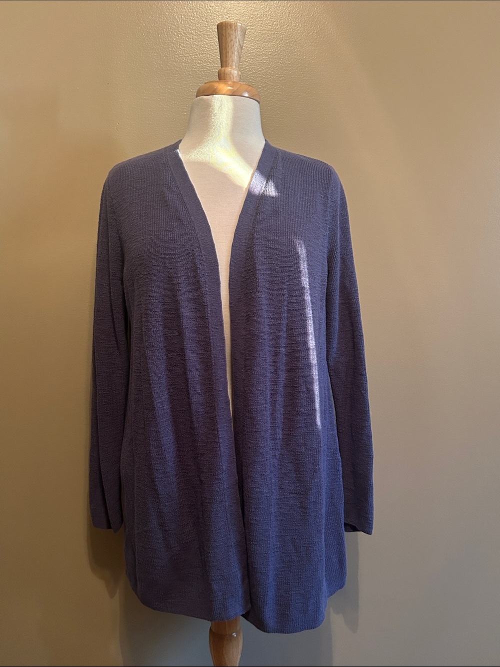 J. Jill Women's Open Front Cardigan - Dark Blue
